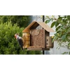Skrzynkazdrewna Birdfy Feeder Metal V - karmnik dla ptaków su kamera