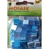 Skrzynkazdrewna Mozaikiniai akmenukai 10x10mm mėlyni