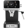 QMax Q-Max slėginis kavos aparatas su ekranu 20 Bar Espresso juodas