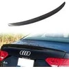 SLIDE Lotka lūpų spoileris - Audi A5 sedanas 2010-2016 anglis