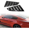 Juodos šoninės žaliuzės Ford Mustang 2015+