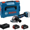 Bosch GWS18V-11PS, 125mm, 2x 5,0Ah, GAL 12V/18V-80; LB