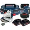 Bosch GWS 18V-10 kampinis šlifuoklis su pilnu komplektu