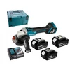 Šlifuoklis Makita kampinis 18V 125mm 3x5,0Ah reguliuojami sūkiai BL (DGA511RT3J)