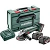 METABO.šlifuoklis KĄT.W 18 L 9-125 QUICK 3x4,0Ah