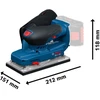 Bosch GSS18V-18 Solo, CT