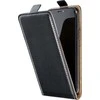Oem Vertikalus dėklas su atverčiamu dangteliu, skirtas iPhone 13 Slim Flexi Fresh, juodos spalvos