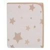 Slowmoose DUETBABY Antklodė BAWEŁNIANY GWIAZDKI PILKA 5908268746829
