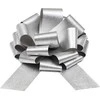 Party Deco Dekoratyvinis kaspinas 30cm 1 vnt sidabrinis