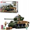 Sluban Blocks Sherman Tank Military 2in1 715 vnt.