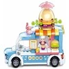 Konstruktorius Sluban Burger car M38-B0993B, plastikas