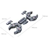 SMALLRIG 4103 super spaustukas su dvigubais krabų formos spaustukais