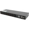 Digitus SMART PDU 1U maitinimo juostelė, IEC320 C20 16A/250V maitinimo lizdas, 8x C13, 16A lizdai