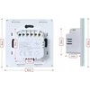 SMART WIFI LIGHT SWITCH dvigubas baltas ART oem