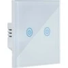SMART WIFI LIGHT SWITCH dvigubas baltas ART oem