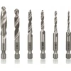 SMART365 rinkinys srieginiai grąžtai 1/4" hss m3-m10 [6 vnt.]