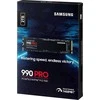 Kietasis diskas Samsung 990 PRO 2000 GB, SSD form factor M.2 2280, SSD sąsaja PCIe Gen4x4, Rašymo greitis 6900 MB/s, Skaitymo greitis 7450 MB/s