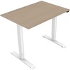 Neutralle Smėlio ir baltos spalvos rašomasis stalas 140 cm x 75 cm