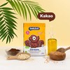 Speltos sausainiai be cukraus kakavos obuoliai 10 mėnesių 220g Smileat BIO Mini