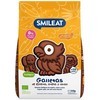 Speltos sausainiai be cukraus kakavos obuoliai 10 mėnesių 220g Smileat BIO Mini