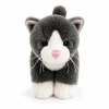 Smily Play Pliušinis žaislas - pilka katė, 15 cm