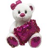 Anek Smily Play pliušinis meškiuko pagalvė su blizgučiais. SmilyPlay SP84390 43908