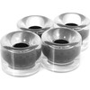 Plastikiniai SMJ ratukai riedlentėms 59x46mm /4vnt./ juodi/ skaidrūs