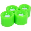 Plastikiniai SMJ ratukai riedlentėms 60x45mm /4vnt./ žali