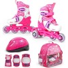 Inline SMJ Sport Combo rožinis LED rinkinys: 2in1 riedučiai HS-TNK-000009549