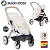 Smoby Vežimėlis lėlėms dvynukams Maxi Cosi 42 cm smėlio spalvos