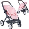 SMOBY Lėlių dvynių vežimėlis Maxi Cosi Quinny, rožinis
