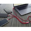 smrter HYDRA ULT RD – Ladekabel USB-A/USB-C –> mikro USB Lightning ir USB-C