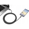 Cololight SMRTER Greitas didelės spartos duomenų kabelis, USB-C/USB-A kombinuotas kištukas, juodas