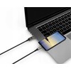 Cololight SMRTER Greitas didelės spartos duomenų kabelis, USB-C/USB-A kombinuotas kištukas, juodas