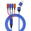 Smrter USB kabelis smrter Hydra ELITE 6in1 Nylon-Ladekabel Type Lightning, daugialypė mažmeninė prekyba
