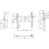 SMS Sieninis laikiklis FS011050 32 "- 46" '