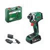 Smūginis veržliasukis Bosch Powertools Akumuliatorinis klucz udarowy UniversalImpactDrive 18V-210 (grn, Li-Ion Akku 2,0Ah, Koffer, POWER FOR ALL ALLIANCE)