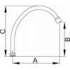 Snapelis Hydroland SPOUT S.3 / 4 "L-130MM // WL.3 / 4.S.130.B