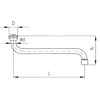Snapelis KFA Type S 160mm chromas (831-154-00)