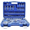 Grąžtas Galvučių 4-32mm ir priedų rinkinys 1/4" ir 1/2" 93 vnt Irimo