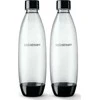 Buteliukai SodaStream Fuze, 1l, juodi, 2 vnt