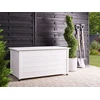 Beliani Sodo dėžė CAMPALTO 123 cm 60 cm balta