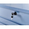 Beliani Sodo dėžė CEBROSA 132 cm 62 cm, mėlyna