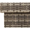 Sodo daiktadėžė su ratukais, pilkos spalvos, 110x55x73cm