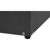 Beliani Sodo dėžė CEBROSA 132 cm 62 cm pilka