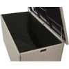 Beliani Garden Box MODENA Technorattan 155 cm 75 cm rusvai gelsvas-pilka