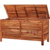 Beliani Sodo dėžė RIVIERA 130 cm 48 cm, ruda