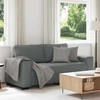 Dvivietė sofa, tamsiai pilka, 180x77x82 cm, audinys
