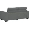 Dvivietė sofa, tamsiai pilka, 180x77x82 cm, audinys