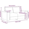Dvivietė sofa, tamsiai žalia, 160x77x82 cm, audinys